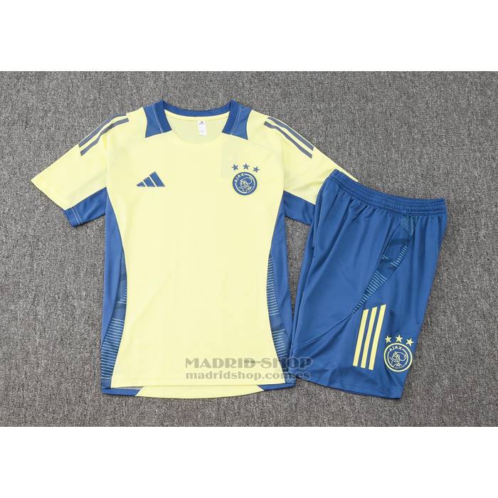 Chandal del Ajax Manga Corta 2024-2025 Amarillo - Pantalon Corto